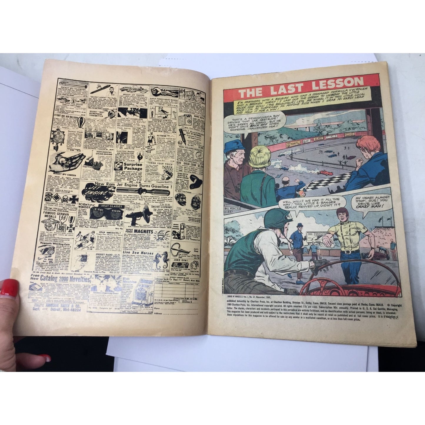 ''DRAG N' WHEELS'' (Featuring Scot Jackson) Vintage Comic book