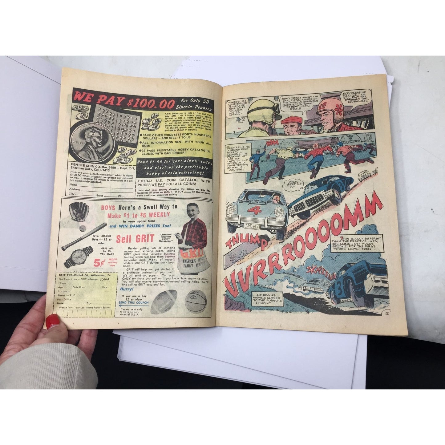 ''DRAG N' WHEELS'' (Featuring Scot Jackson) Vintage Comic book