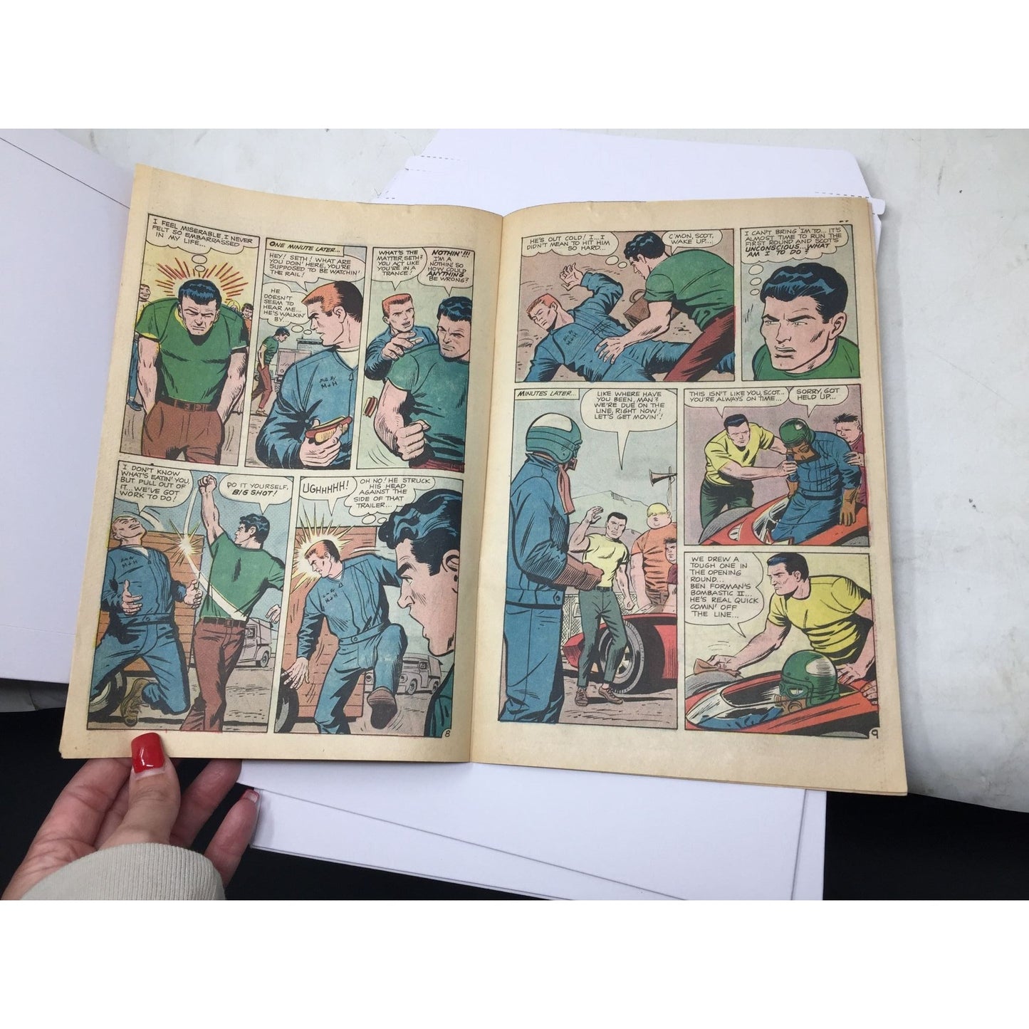 ''DRAG N' WHEELS'' (Featuring Scot Jackson) Vintage Comic book