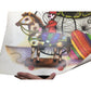 Doll in Carriage w Teddy & Hobby Horse Spielzeug Museum Nurnburg (Nuremburg) Vintage 1970-1980s Poster - approx 23.5" x 33" Spielzeug Museum Nuremberg  A+ Stuff