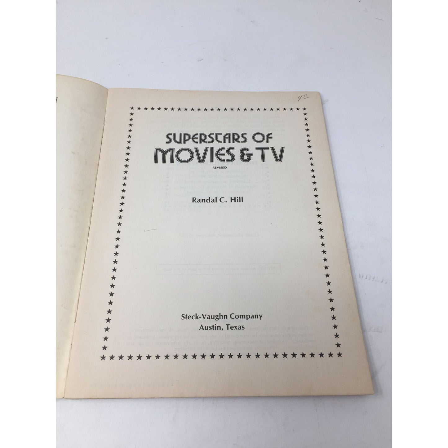 Vintage Superstars of Movies & TV Revised by Randal C. Hill