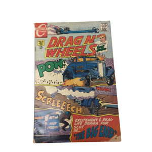 Drag N' Wheels #35, published in July 1969 by Charlton Comics Group