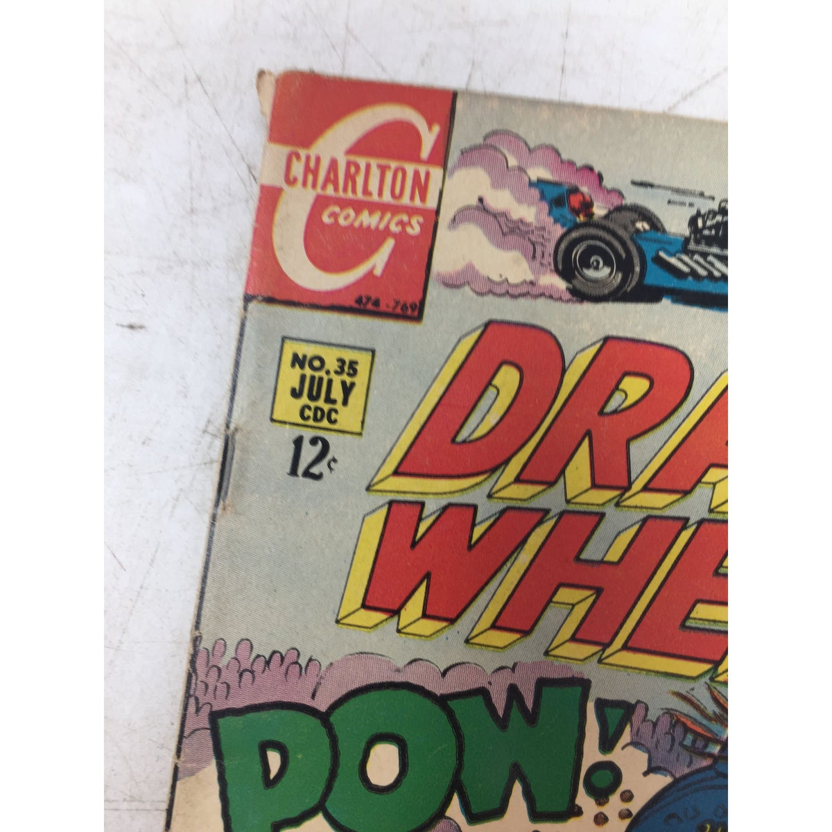 Drag N' Wheels #35, published in July 1969 by Charlton Comics Group A+ Stuff  A+ Stuff comic book