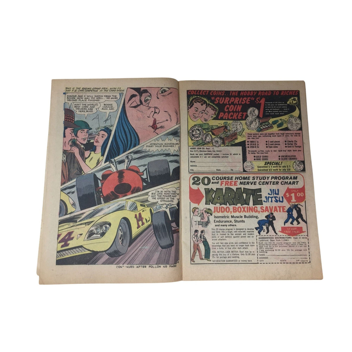 Drag N' Wheels #35, published in July 1969 by Charlton Comics Group A+ Stuff  A+ Stuff comic book