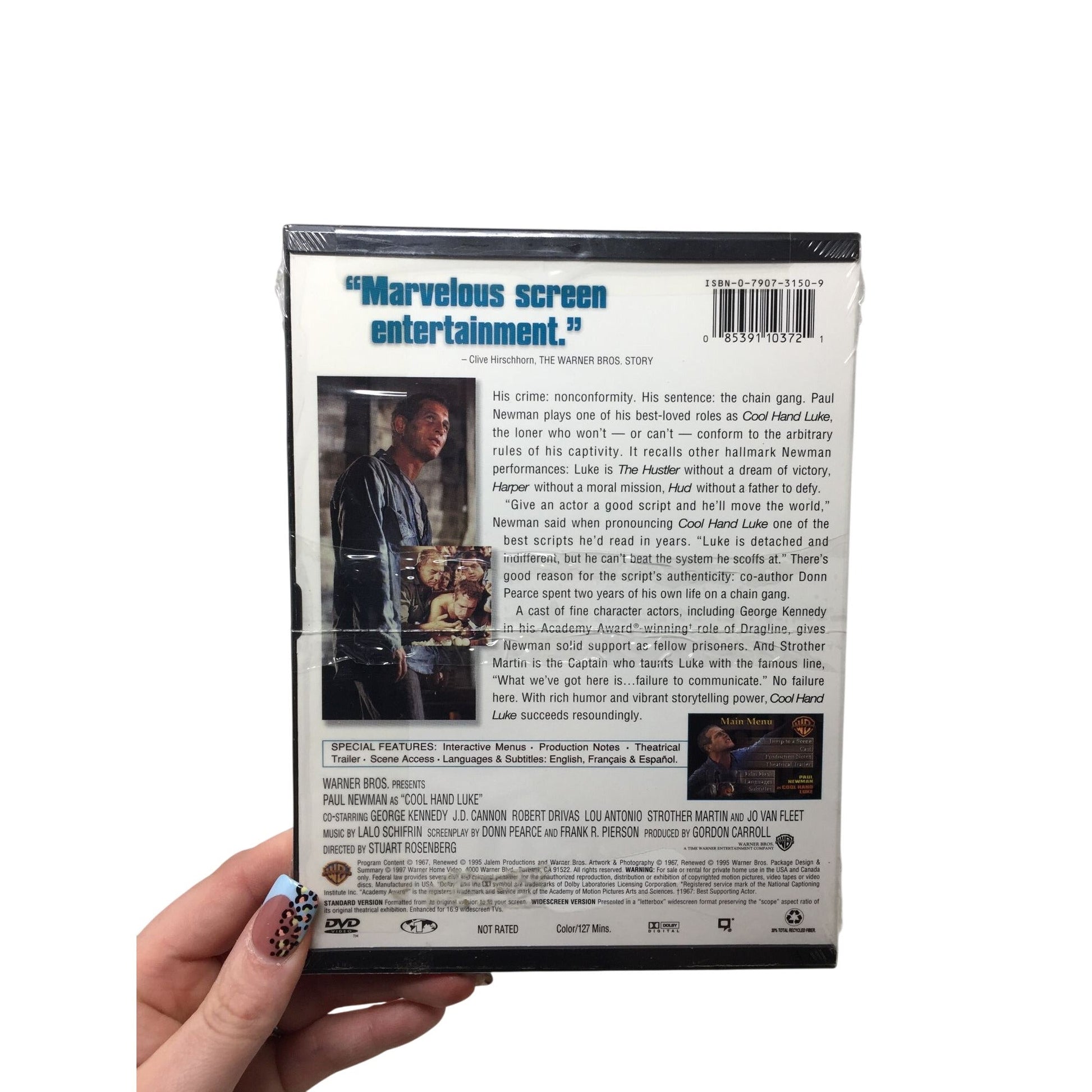 Vintage DVD of the 1967 classic film Cool Hand Luke A+ Stuff  A+ Stuff DVDs & Videos