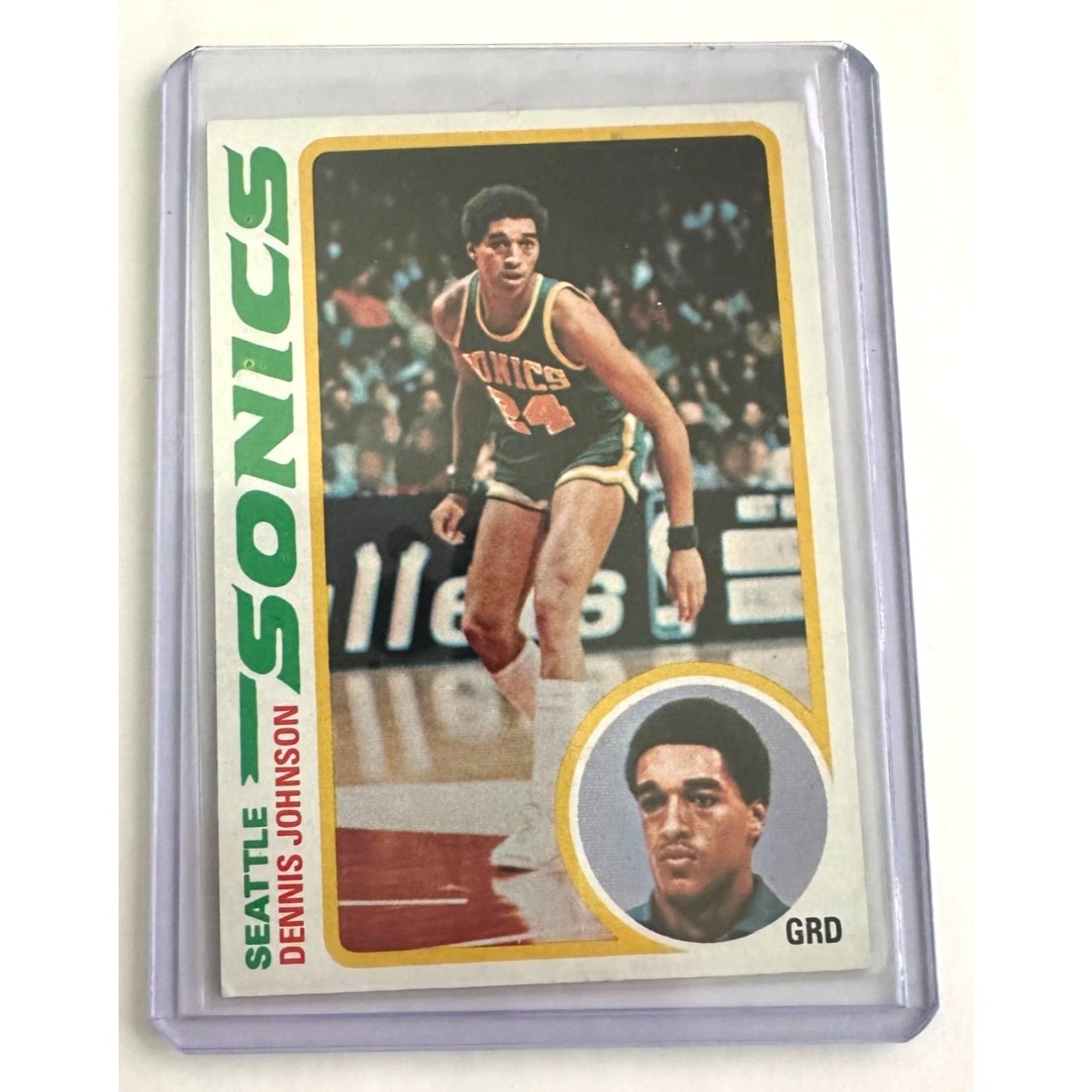 Dennis Johnson Seattle Supersonics 1978-79 Topps Basketball Card #78 Vintage Collectible