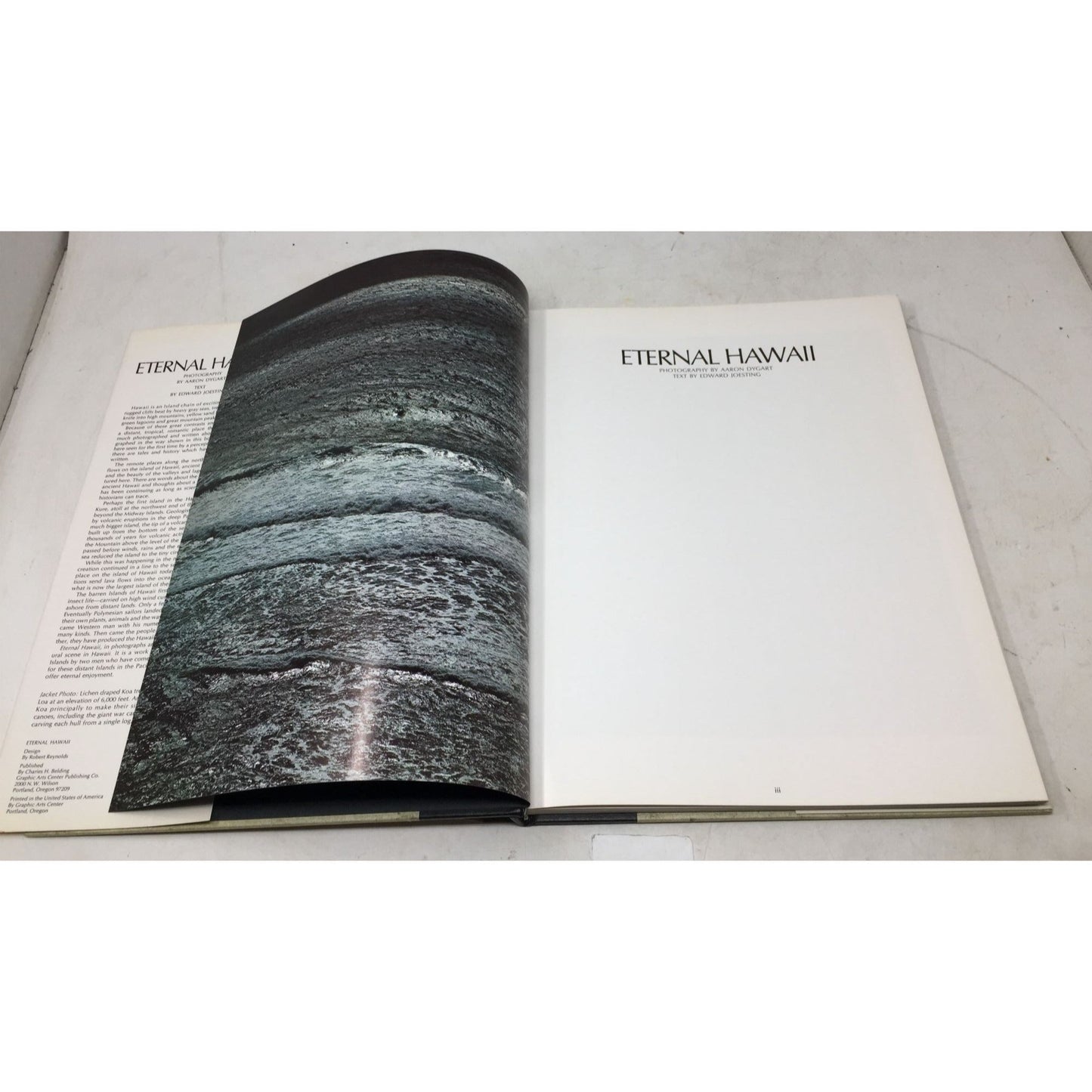 First Edition Hardcover Copy of Eternal Hawaii A+ Stuff  A+ Stuff