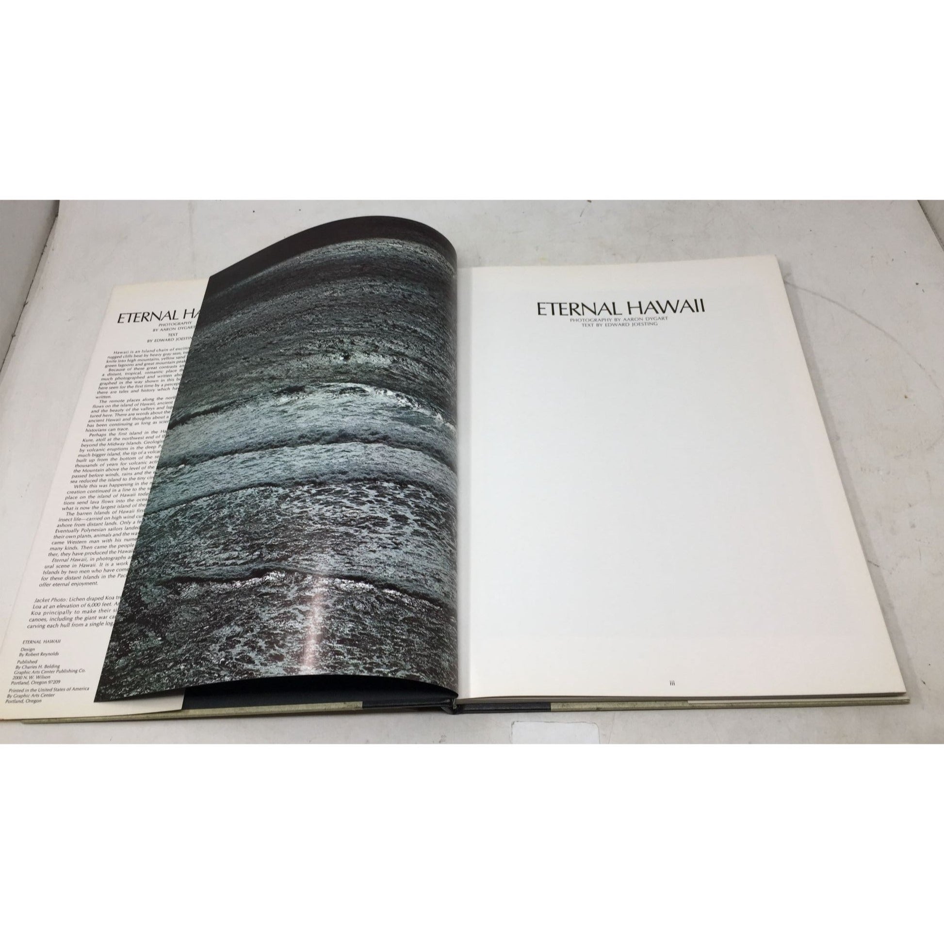 First Edition Hardcover Copy of Eternal Hawaii A+ Stuff  A+ Stuff