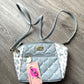 Luv Betsey - Betsey Johnson Blue, White & Pink Accent Crossbody Bag - New with Tags