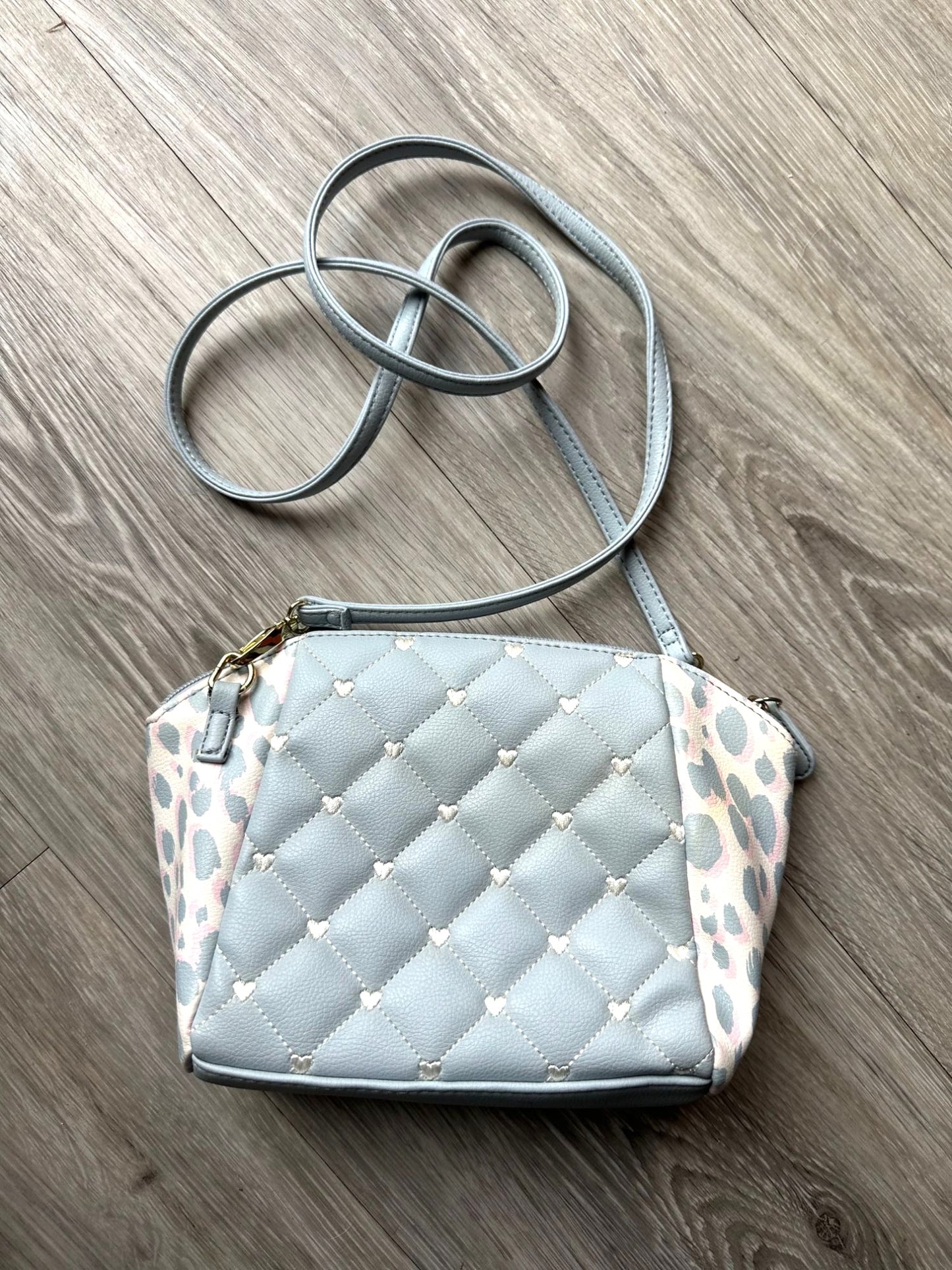 Luv Betsey - Betsey Johnson Blue, White & Pink Accent Crossbody Bag - New with Tags