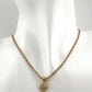 Nina Ricci Round Rhinestone Necklace