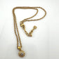 Nina Ricci Round Rhinestone Necklace