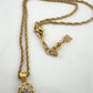 Nina Ricci Round Rhinestone Necklace