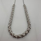 1/2 Carat Xs and Os Natural Diamond Evening Necklace - Sterling Silver - 20" Long