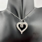 Stunning 1 Ct Natural Diamond Heart Shaped Pendant Necklace