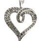 Stunning 1 Ct Natural Diamond Heart Shaped Pendant Necklace