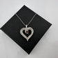 Stunning 1 Ct Natural Diamond Heart Shaped Pendant Necklace