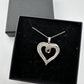 Stunning 1 Ct Natural Diamond Heart Shaped Pendant Necklace