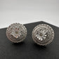 Round Illusion Diamond Stud Earrings