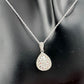 Pear Cut Natural Diamond Pendant Necklace