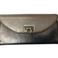 Salvatore Ferragamo Gold Metallic Tri-Color Long Wallet with Dust Bag - A+ Stuff