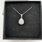 Pear Cut Natural Diamond Pendant Necklace