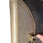 Salvatore Ferragamo Gold Metallic Tri-Color Long Wallet with Dust Bag - A+ Stuff