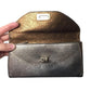 Salvatore Ferragamo Gold Metallic Tri-Color Long Wallet with Dust Bag - A+ Stuff