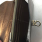 Salvatore Ferragamo Gold Metallic Tri-Color Long Wallet with Dust Bag - A+ Stuff