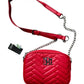 Cute & Fun Badgley Mishka Red Camera Crossbody Bag with Slip Pocket- NWT!