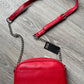 Cute & Fun Badgley Mishka Red Camera Crossbody Bag with Slip Pocket- NWT!