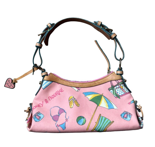 Dooney & Bourke Pink Miami Beach Bucket Bag - BEAUTIFUL Condition!