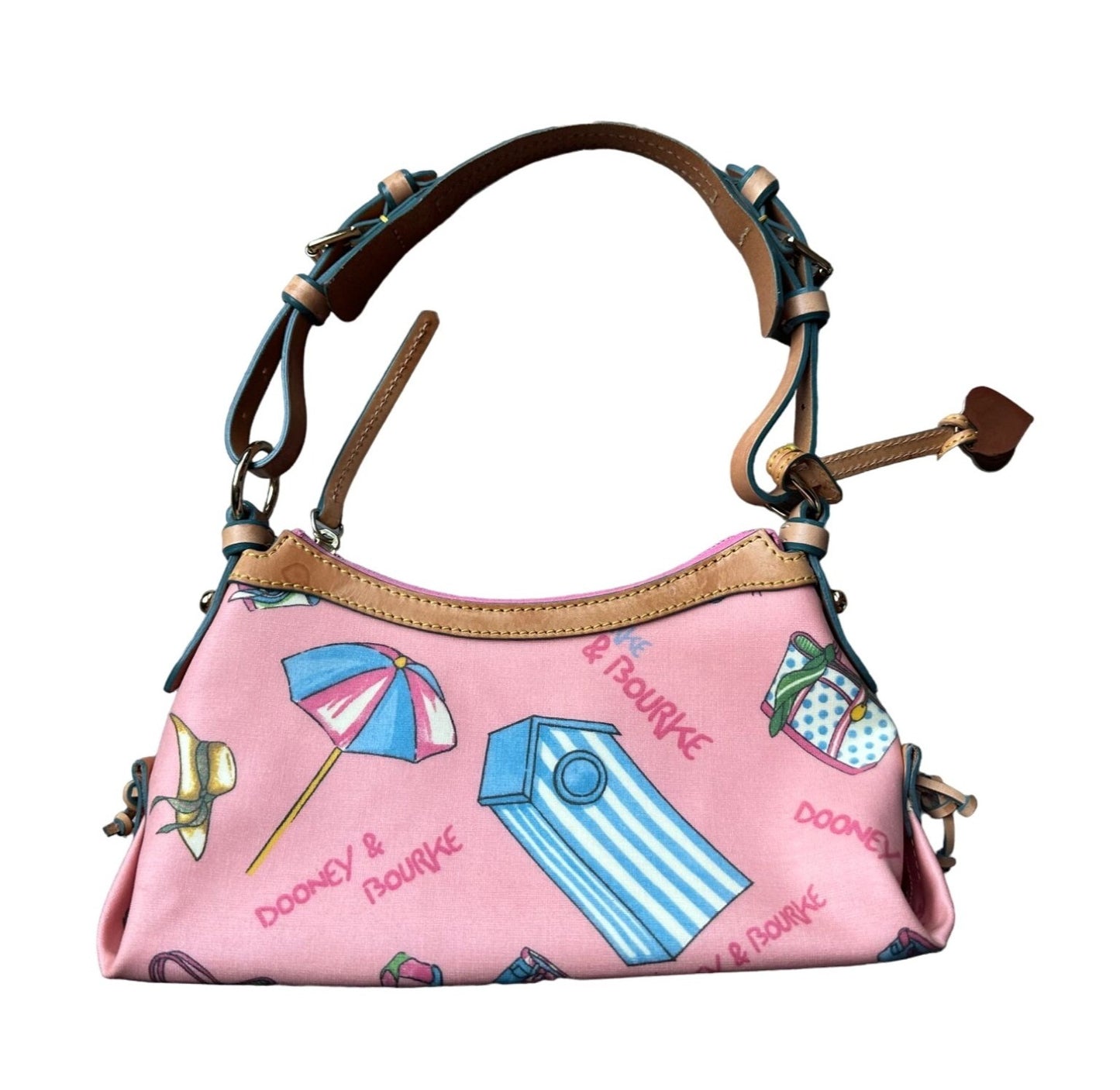 Dooney & Bourke Pink Miami Beach Bucket Bag - BEAUTIFUL Condition!