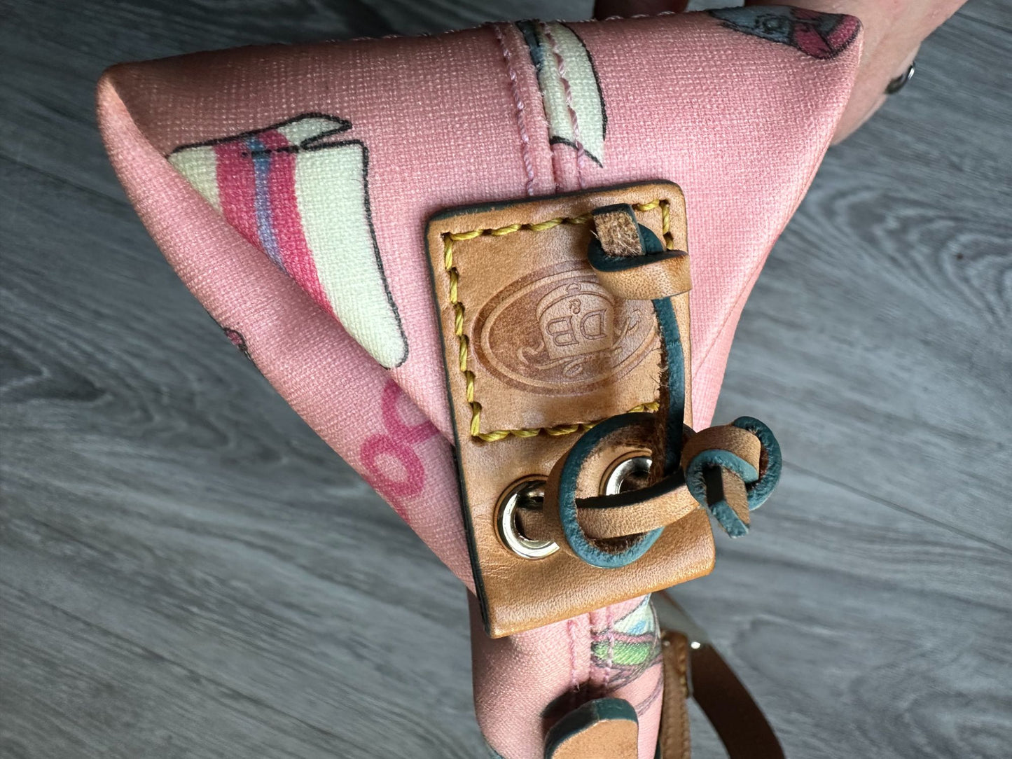 Dooney & Bourke Pink Miami Beach Bucket Bag - BEAUTIFUL Condition!