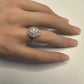 Elegant 1/2 Carat Pear Cut Natural Diamond Ring