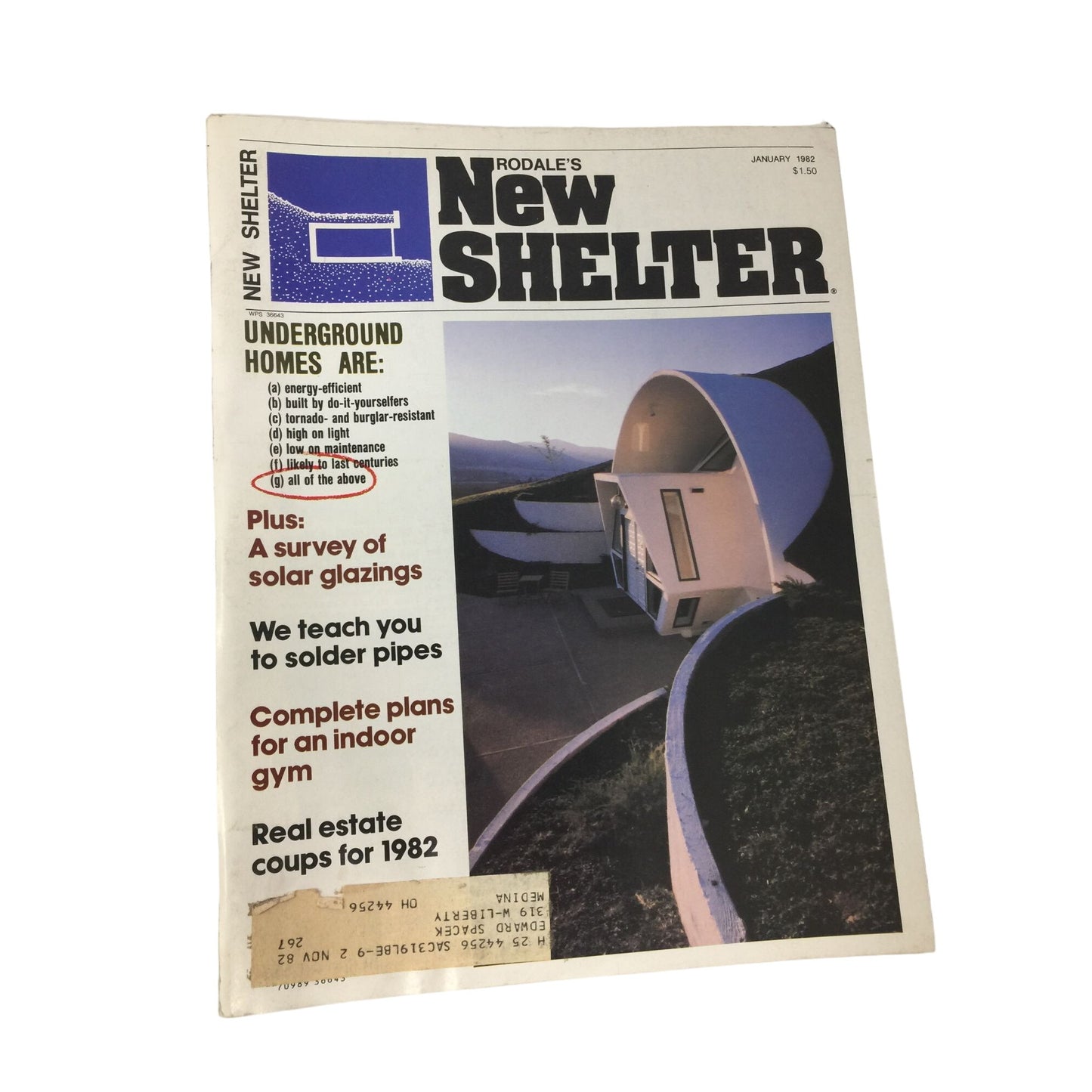 NEW SHELTER VINTAGE 1981/1982 MAGAZINES (7)