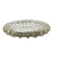 Vintage Clear Glass Ashtray Set Ruffled Edge, Mid Century Modern Crystal Candy Dish, Hollywood Regency Flower Shape Catchall Trinket Bowl unbranded  A+ Stuff