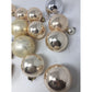 15 Assorted Gold Tone Christmas Tree Ornaments