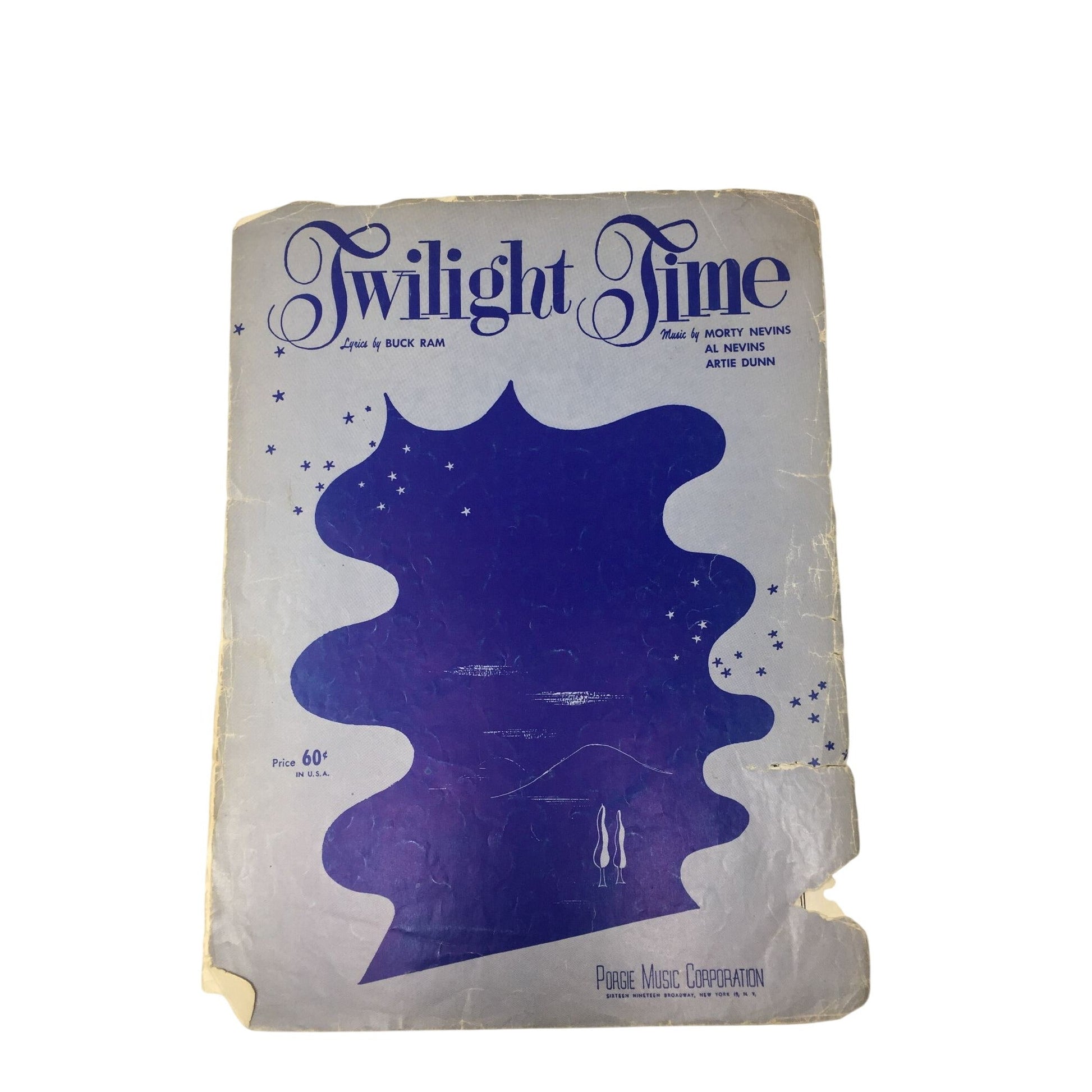 Vintage Copy of the Sheet Music for "Twilight Time" A+ Stuff  A+ Stuff Sheet Music
