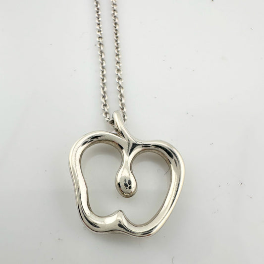 Tiffany & Co Apple Necklace in Sterling Silver