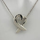 Tiffany and Co Paloma Picasso Small Loving Heart Pendant Necklace in Sterling