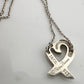 Tiffany and Co Paloma Picasso Small Loving Heart Pendant Necklace in Sterling