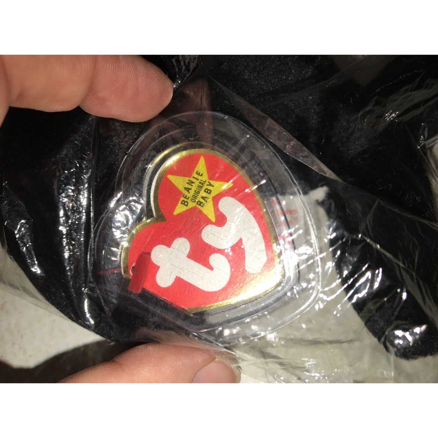 Vintage 1993 Waves the Whale Beanie Baby TY Beanie Baby  A+ Stuff Plush Toys / Stuffed Animals