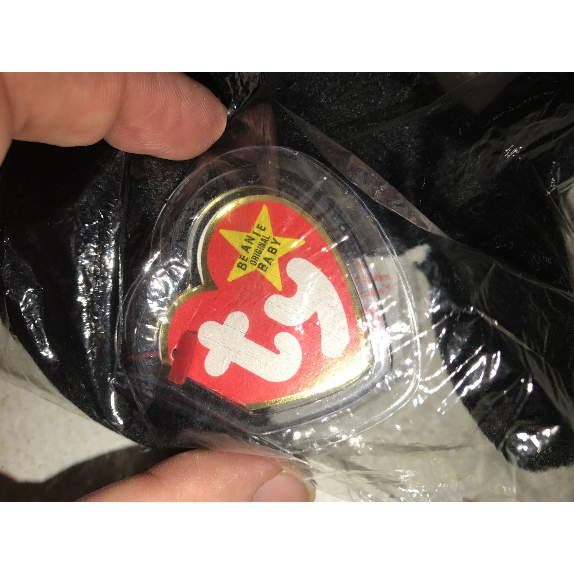 Vintage 1993 Waves the Whale Beanie Baby TY Beanie Baby  A+ Stuff Plush Toys / Stuffed Animals