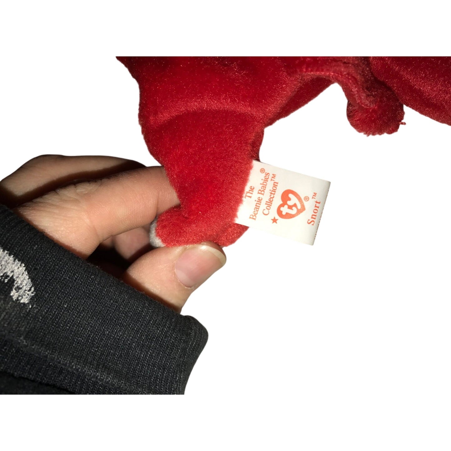 1995 Snort the bull Beanie Baby TY Beanie Baby  A+ Stuff Plush Toys / Stuffed Animals