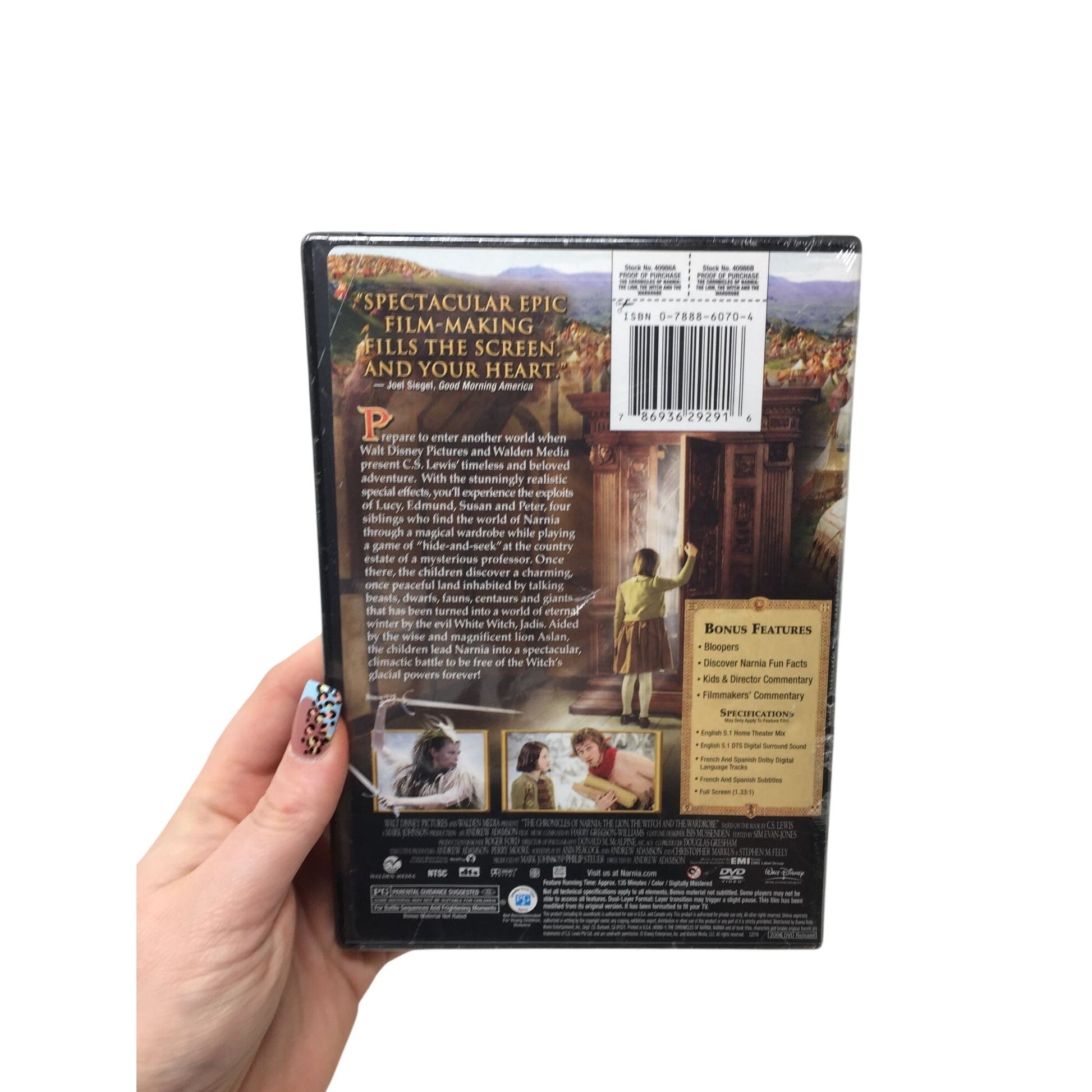 DVD copy of The Chronicles of Narnia: The Lion, the Witch and the Wardrobe (2005) *Unopened* A+ Stuff  A+ Stuff DVDs & Videos