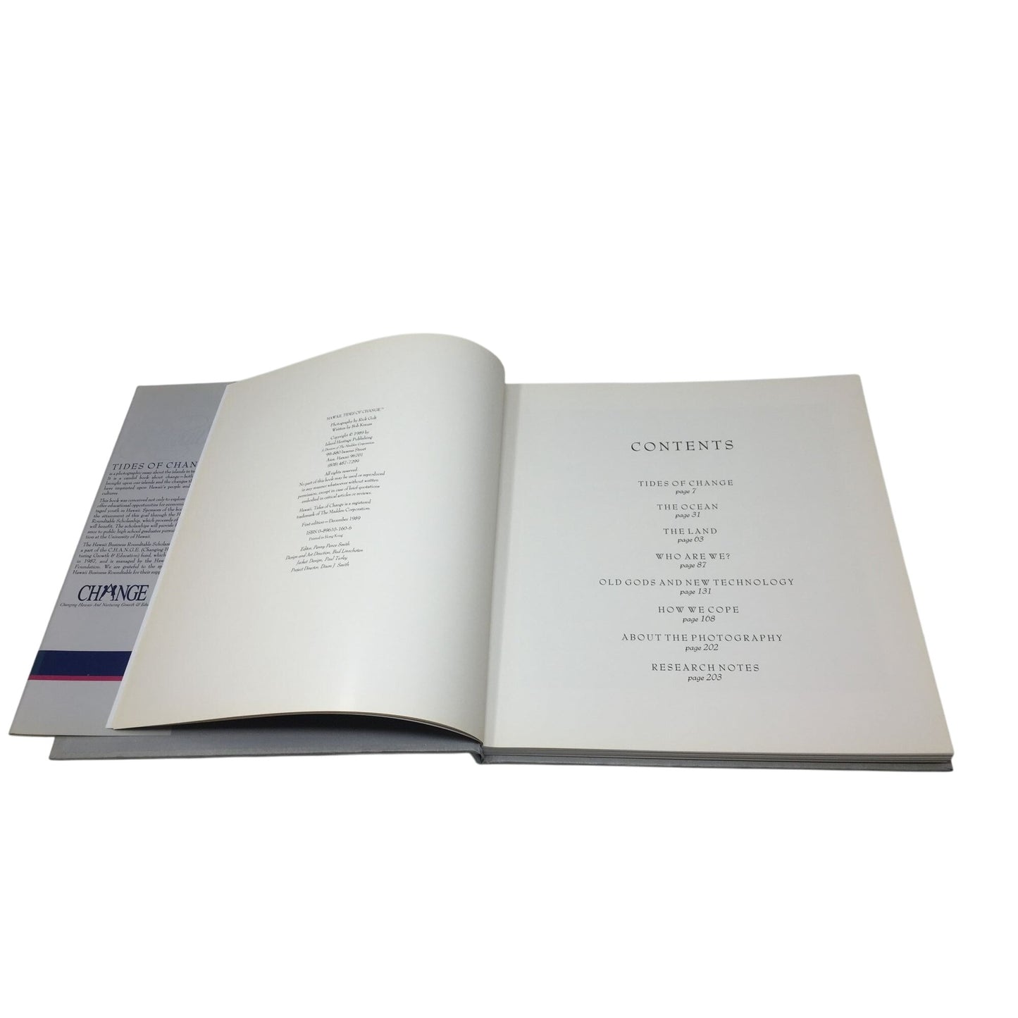 ''Hawaii Tides of Change'' Hardcover book by Bob Krauss & Rick Golt