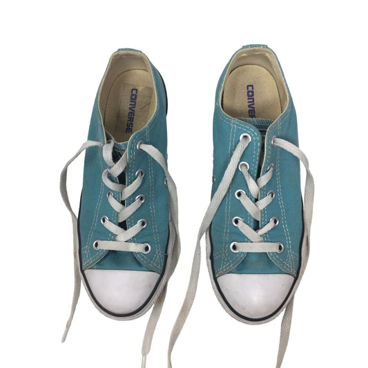 CONVERSE ALL STAR Girl's Size 3 (Teal Color)