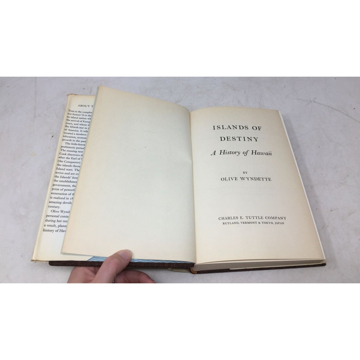 "Islands of Destiny: A History of Hawaii" written by Olive Wyndette. unbranded  A+ Stuff Books