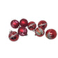 Set of 8 Red Christmas Tree Ornaments - A+ Stuff